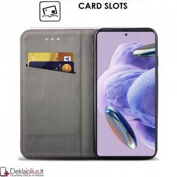 Telone atverčiamas dėklas - raudonas (Xiaomi Redmi Note 12 Pro Plus) Telone atverčiamas dėklas - raudonas (Xiaomi Redmi Note 12 Pro Plus)
